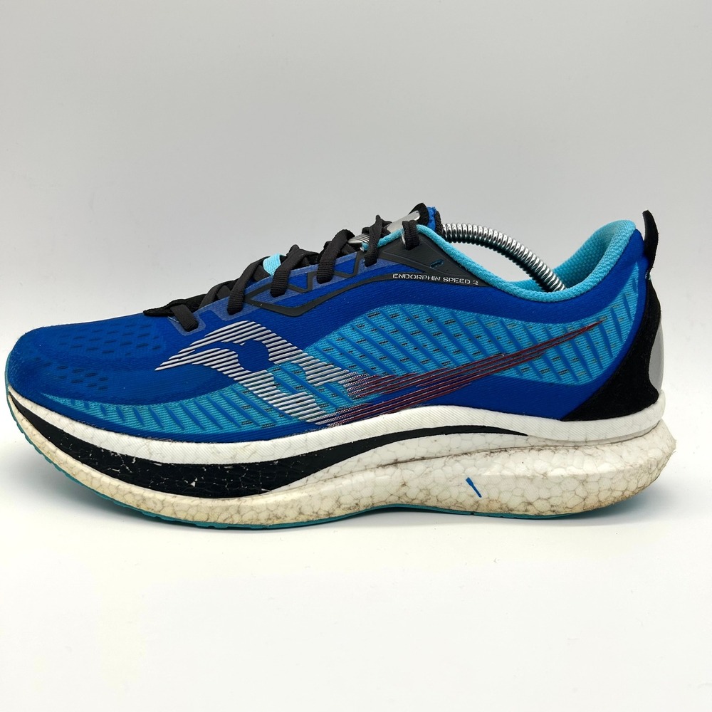 Saucony Endorphin Speed 2 Shoes Mens 11.5 Blue Running Sneakers S20688-30